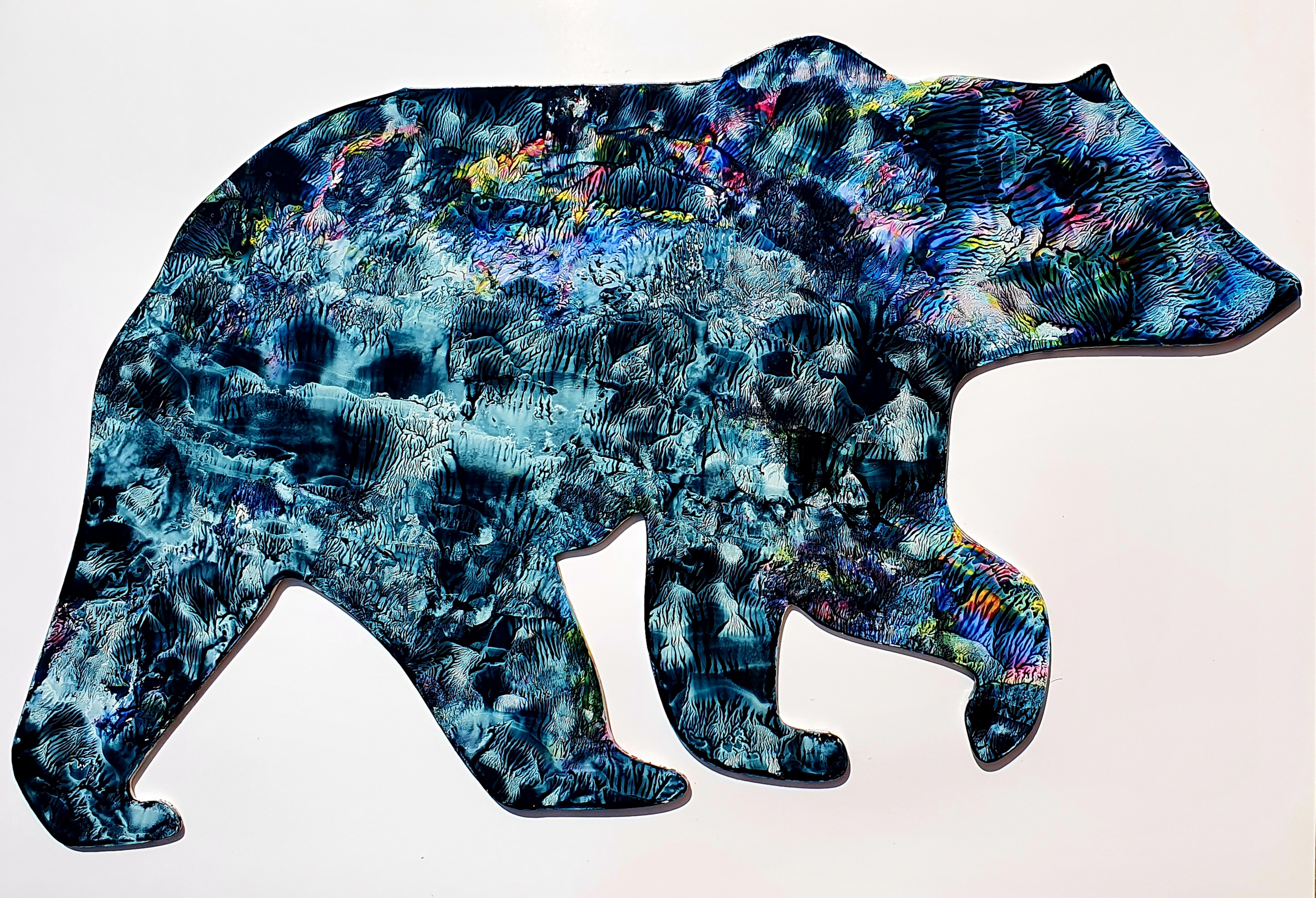 Duralit Üzerine Akrilik Boya Callisto (Büyük Ayı) 100x120 cm 2023 jpg